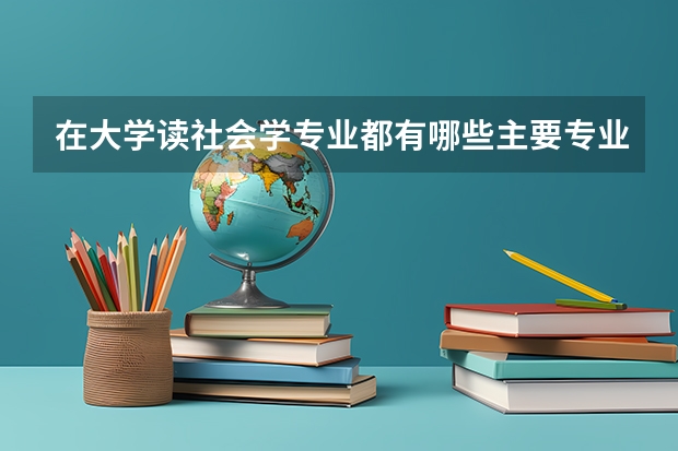 在大学读社会学专业都有哪些主要专业课？