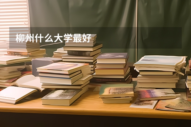 柳州什么大学最好