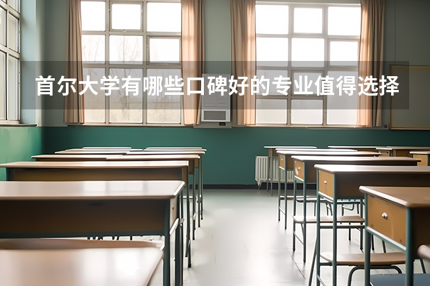 首尔大学有哪些口碑好的专业值得选择？
