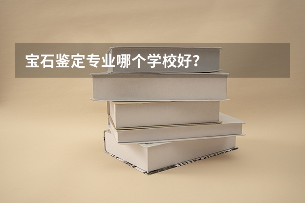 宝石鉴定专业哪个学校好？