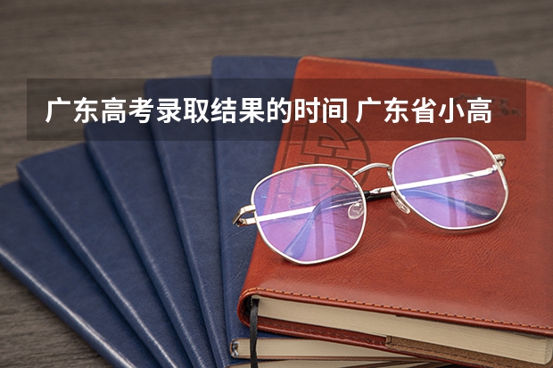 广东高考录取结果的时间 广东省小高考录取时间