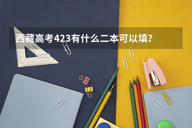 西藏高考423有什么二本可以填?