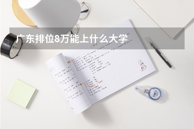 广东排位8万能上什么大学
