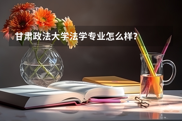 甘肃政法大学法学专业怎么样？