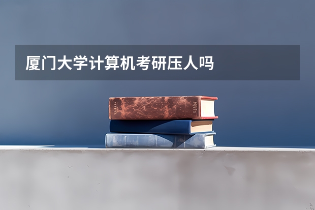 厦门大学计算机考研压人吗