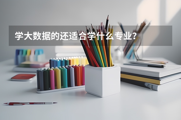 学大数据的还适合学什么专业？