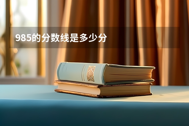 985的分数线是多少分
