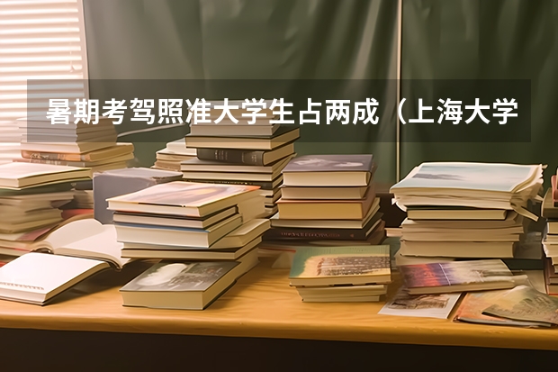 暑期考驾照准大学生占两成（上海大学在读博士都有谁?）