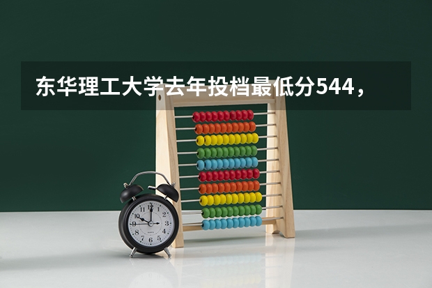 东华理工大学去年投档最低分544，可录取最低分516，为什么？