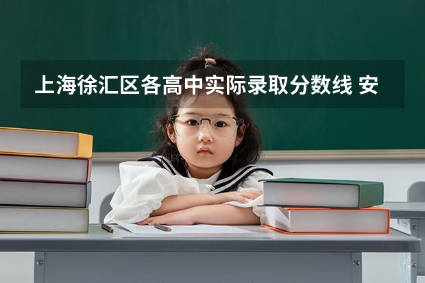 上海徐汇区各高中实际录取分数线 安徽各大学09年录取分数线
