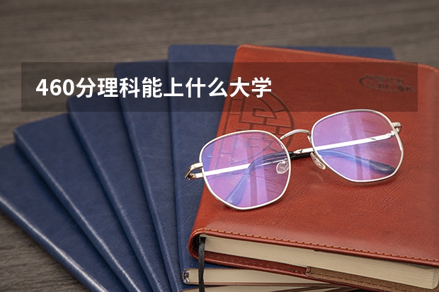460分理科能上什么大学