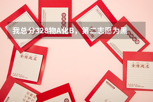 我总分328物A化B，第二志愿为黑龙江科技学院，若第一志愿未录取，第二志愿录取可能性大吗？