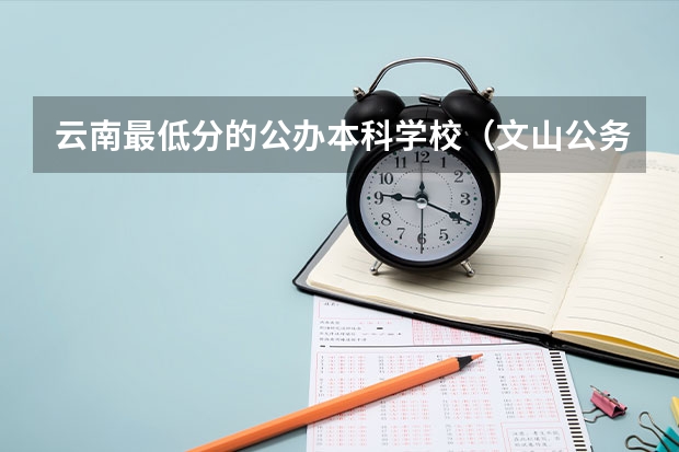 云南最低分的公办本科学校（文山公务员考试最低进入面试分数线是？）