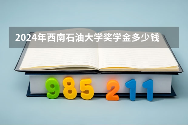 2024年西南石油大学奖学金多少钱