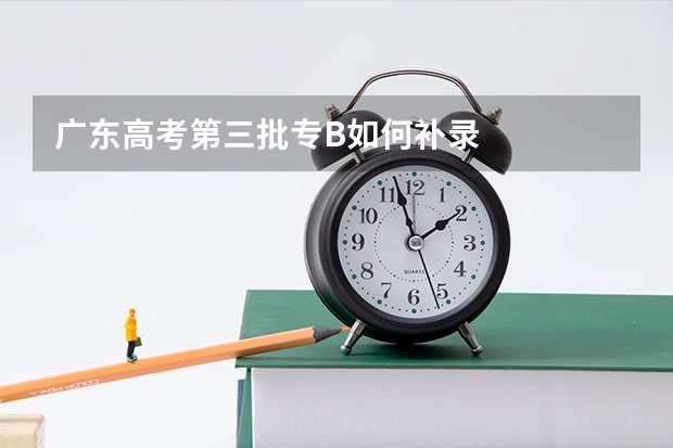 广东高考第三批专B如何补录