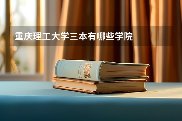 重庆理工大学三本有哪些学院
