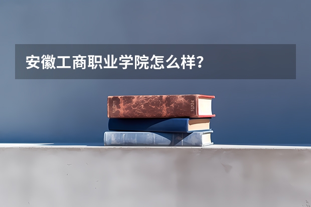 安徽工商职业学院怎么样？