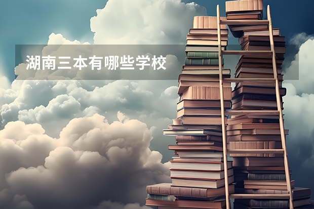 湖南三本有哪些学校