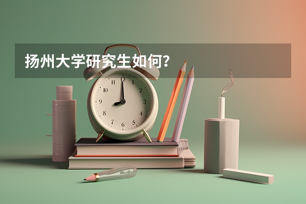 扬州大学研究生如何？
