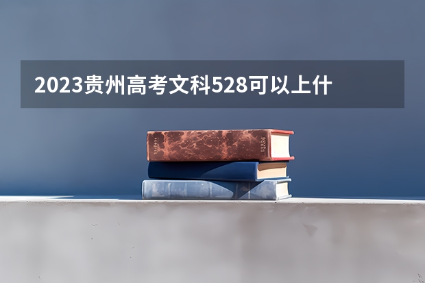 2023贵州高考文科528可以上什么大学