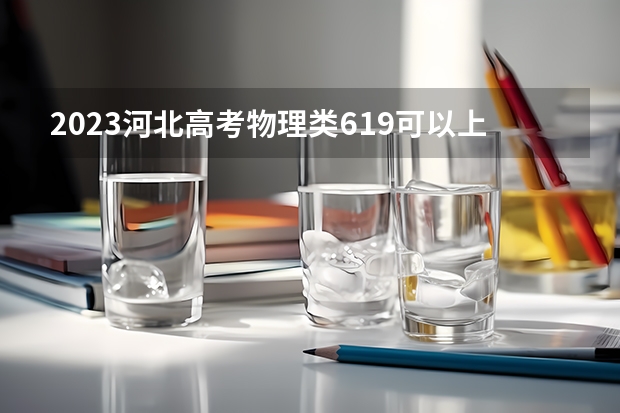 2023河北高考物理类619可以上什么大学