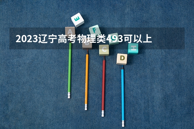 2023辽宁高考物理类493可以上什么大学