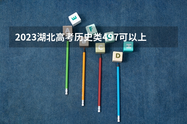 2023湖北高考历史类497可以上什么大学