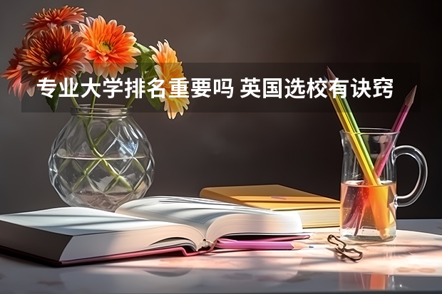 专业大学排名重要吗 英国选校有诀窍 专业排名很重要