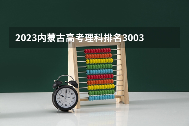 2023内蒙古高考理科排名30038的考生报什么大学 历年录取分数线一览